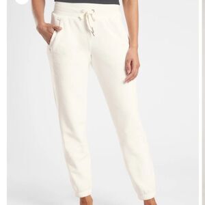 ATHLETA Cozy Karma Recover Jogger White Size Small Petite